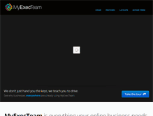 Tablet Screenshot of myexecteam.com